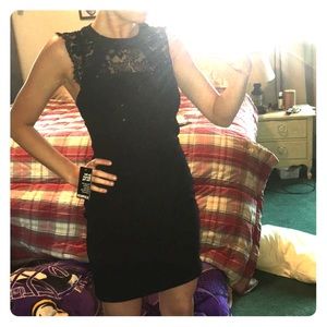 EXPRESS lace body-con dress